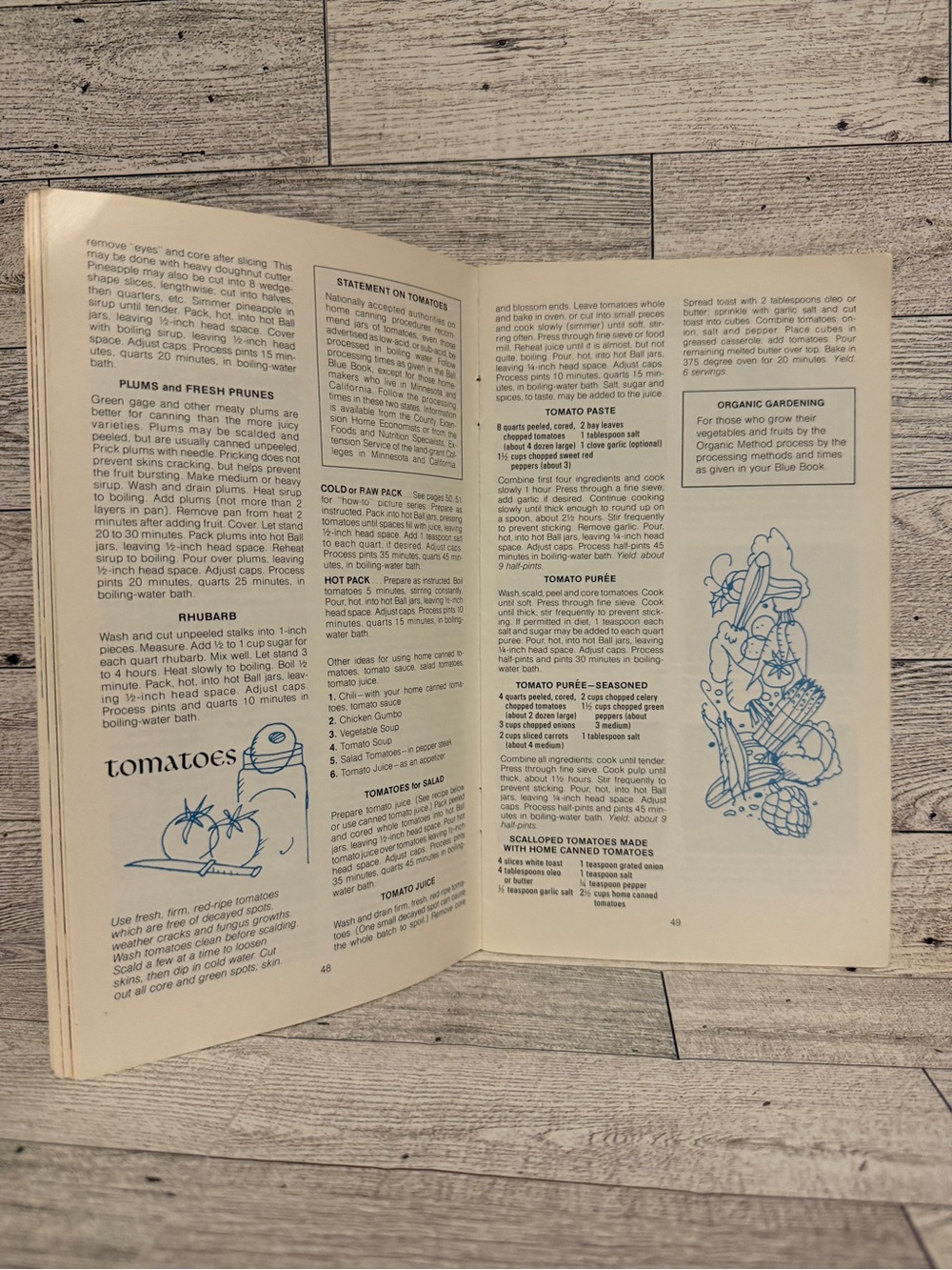 The Ball Blue Book Guide to Home Canning & Freezing 1972 29th Edition Paperback - Picture 11 of 16